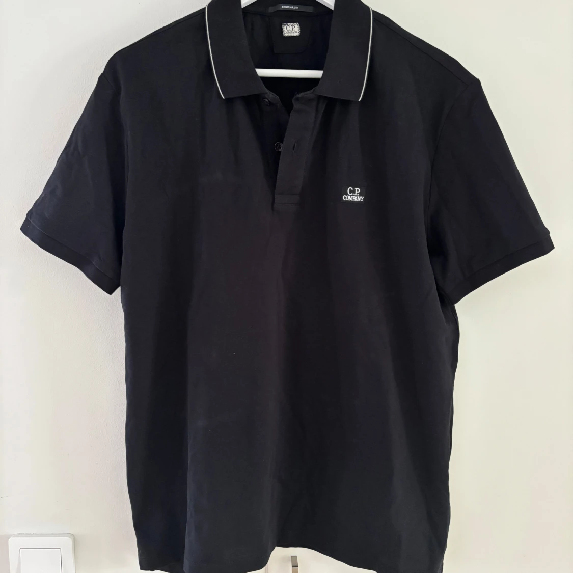 Svart pikétröja från C.P. Company