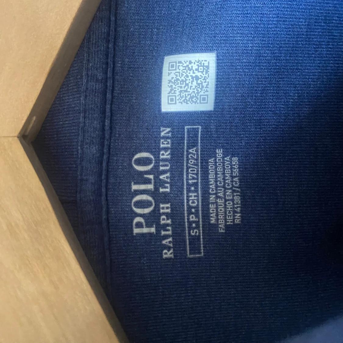 Blå zip hoodie från Ralph Lauren - 1