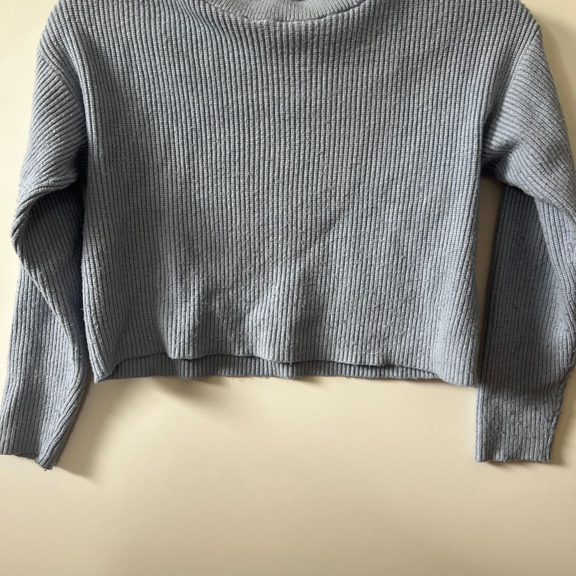 Ljusblå ribbad tröja från Name It - 2