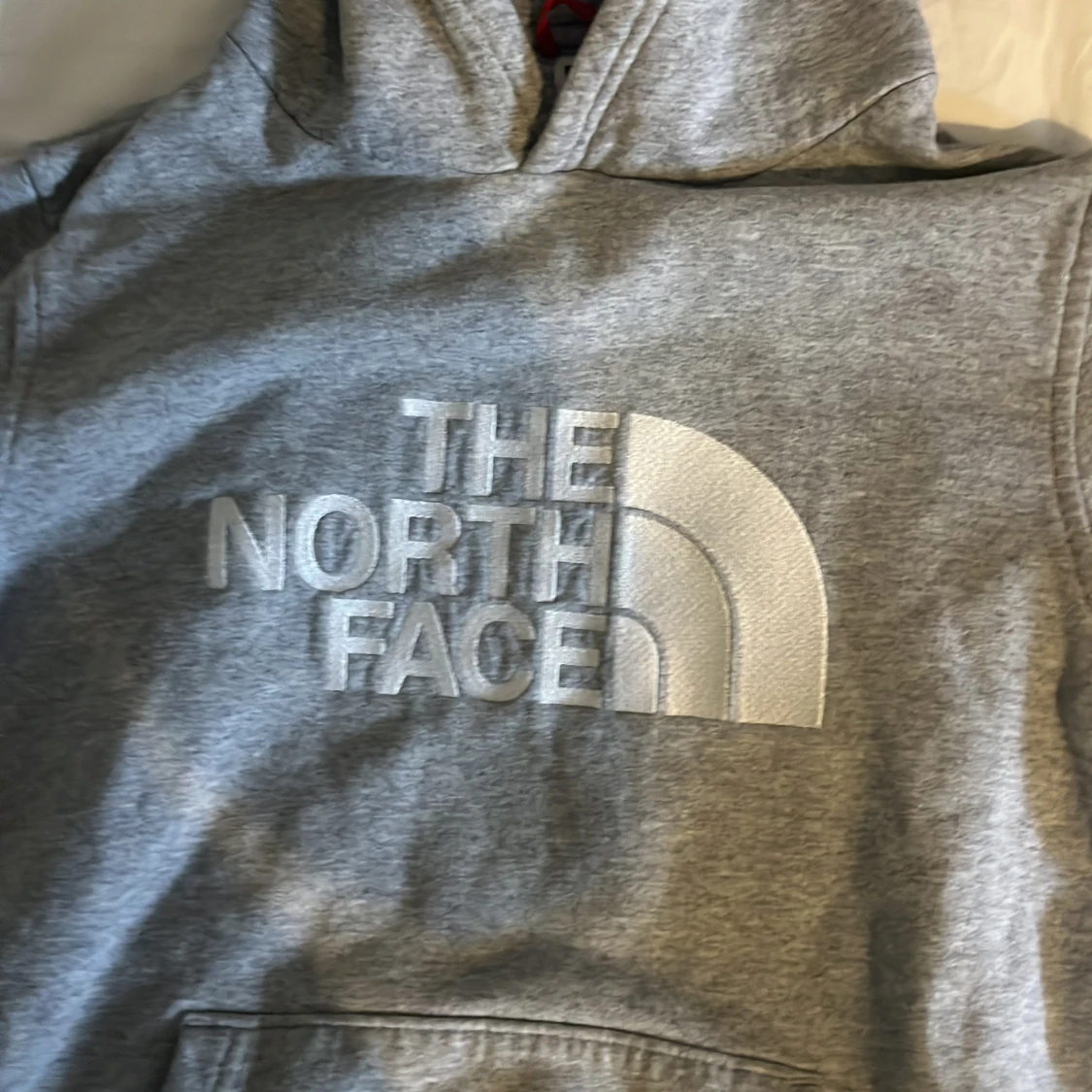 Grå hoodie från The North Face - 1