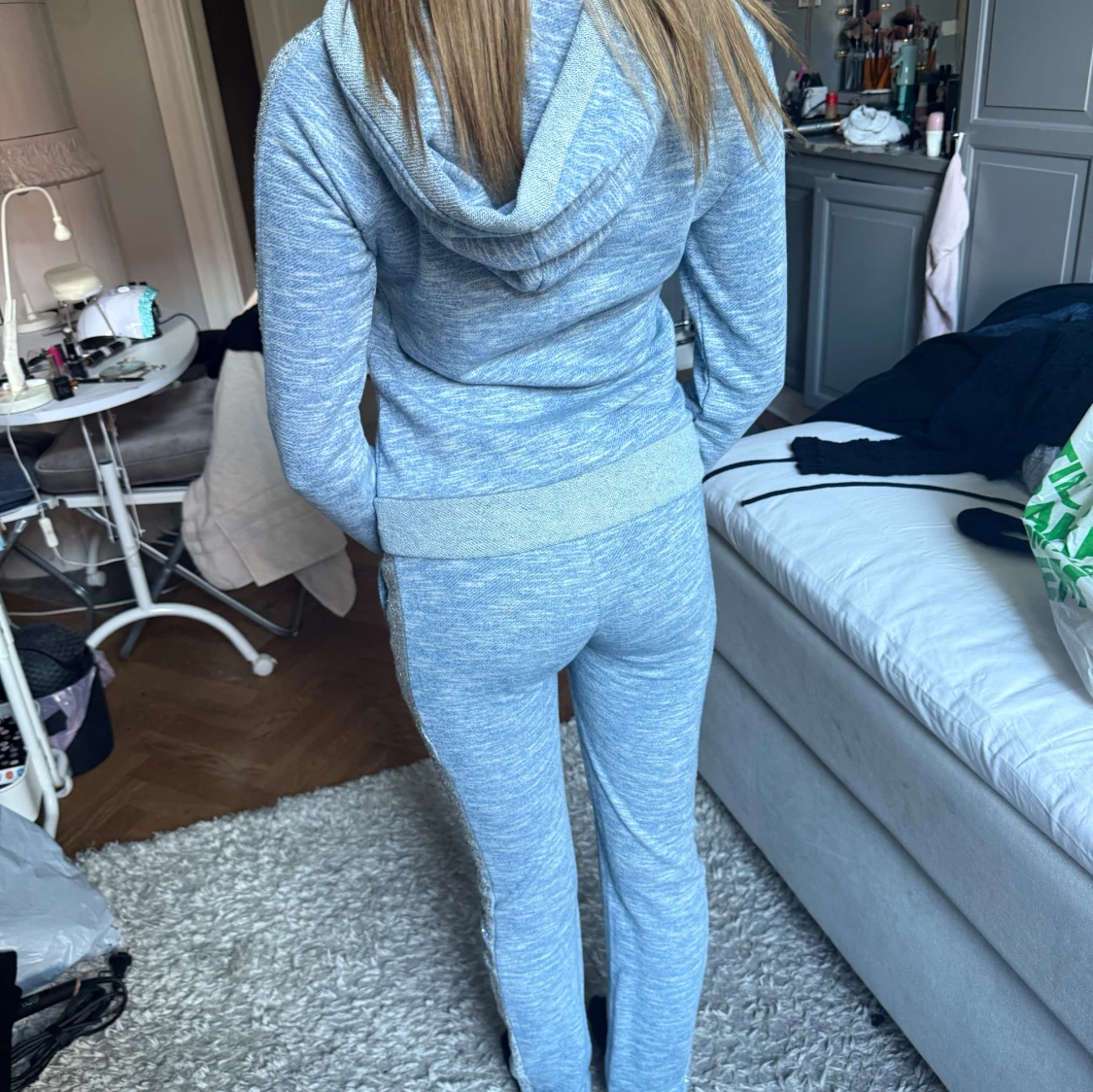 Snyggt philip plain sett i ljusblå - 2