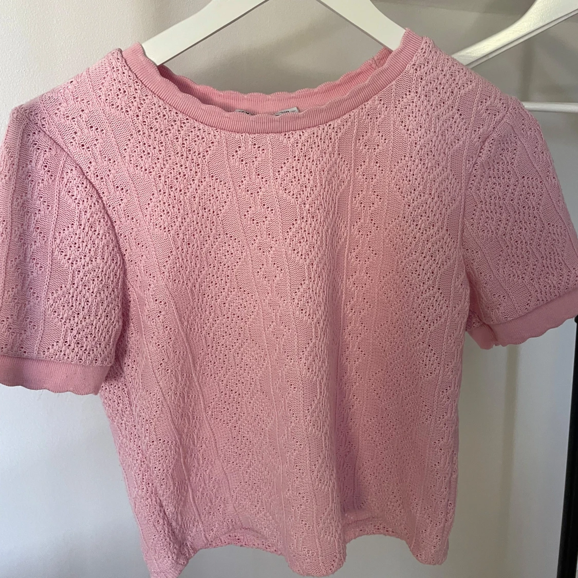 Rosa stickad topp från Zara - 2