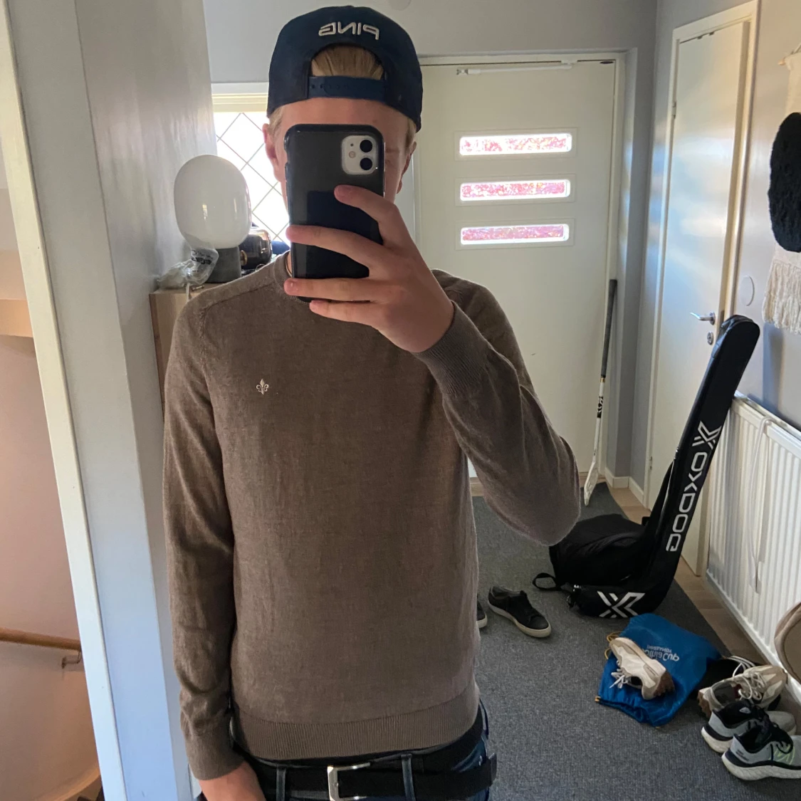 Beige merinoullströja från Morris - 1