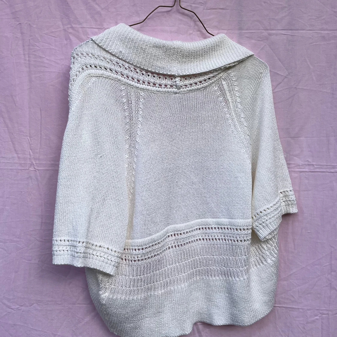 Vit stickad kofta från Soyaconcept - 1