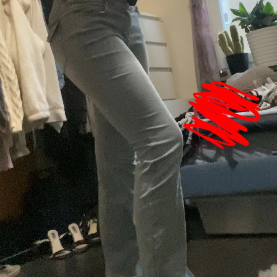 Lågmidjade bootcut jeans - 2