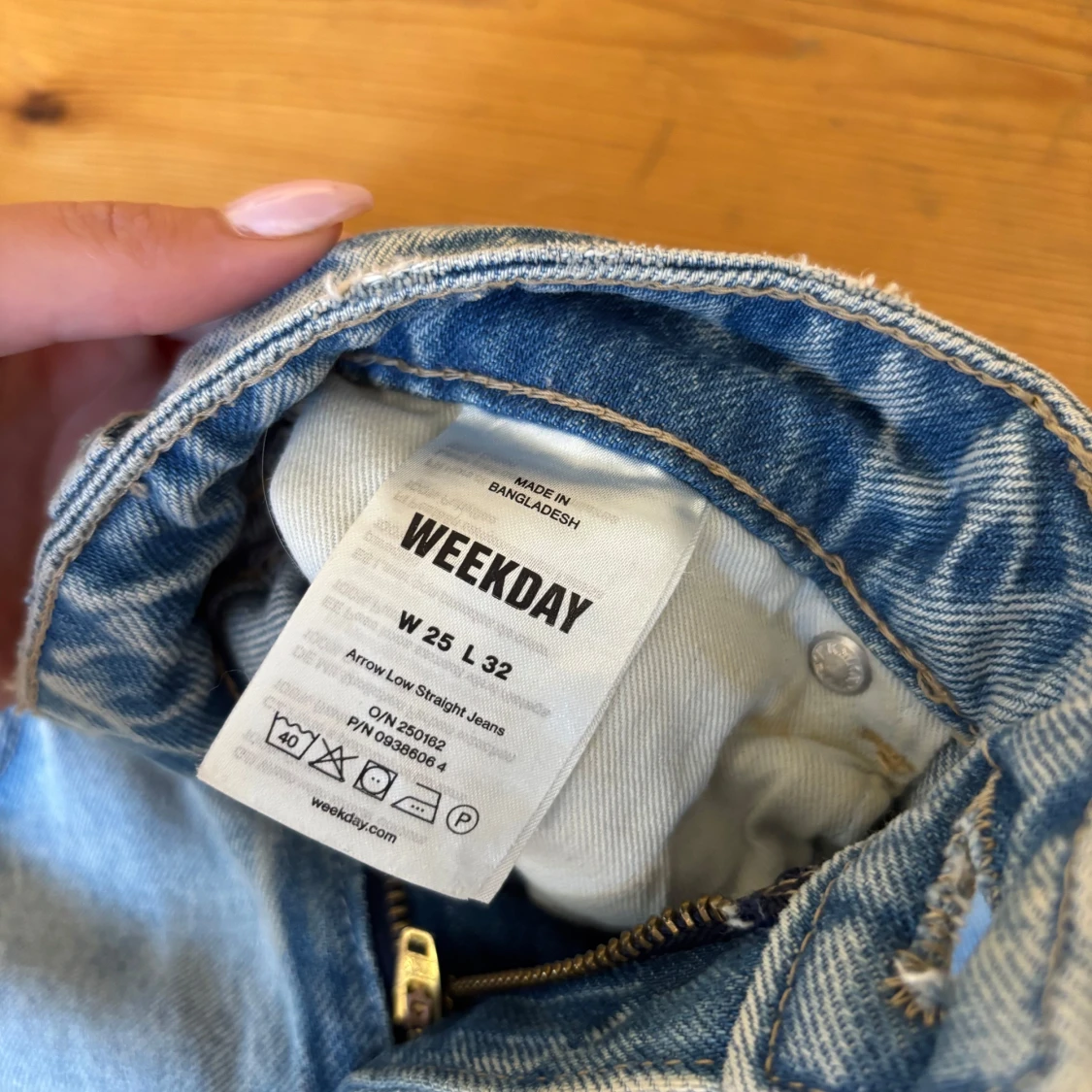 Weekday Arrow ljusblå jeans - 2