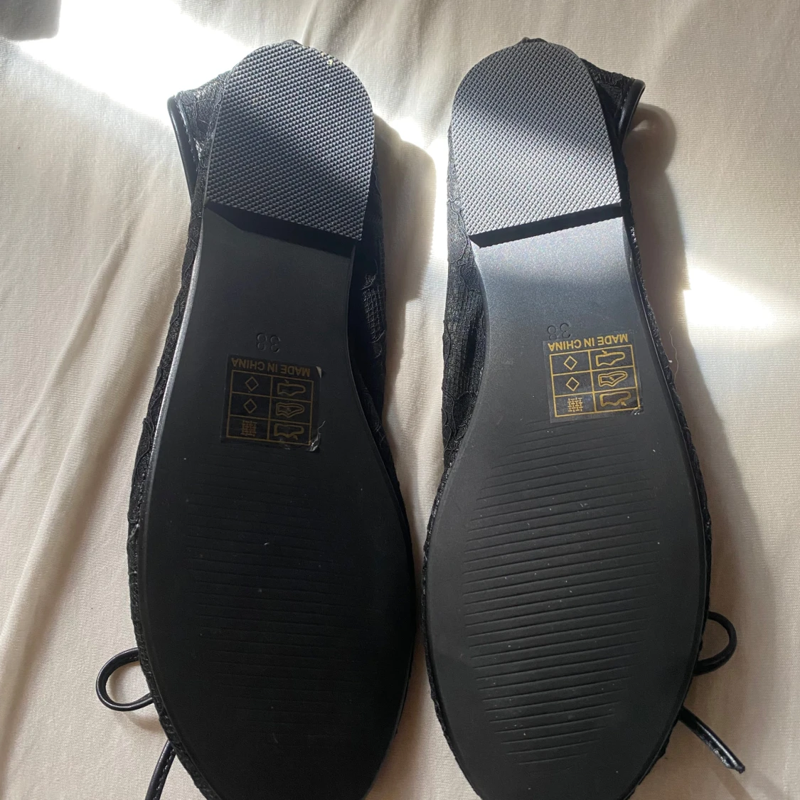 Svarta spetsballerinaskor  - 2