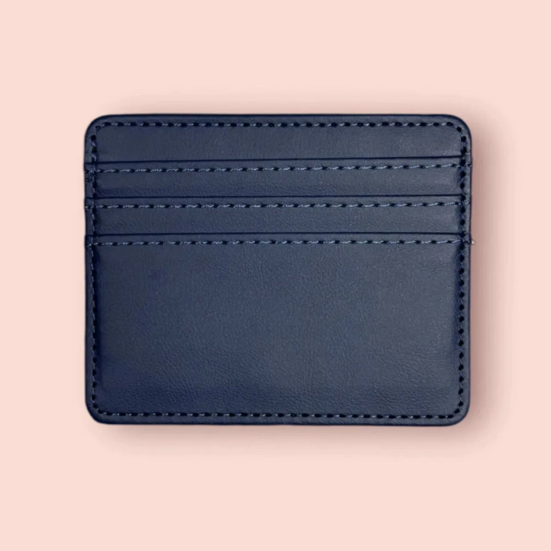 Marinblå korthållare