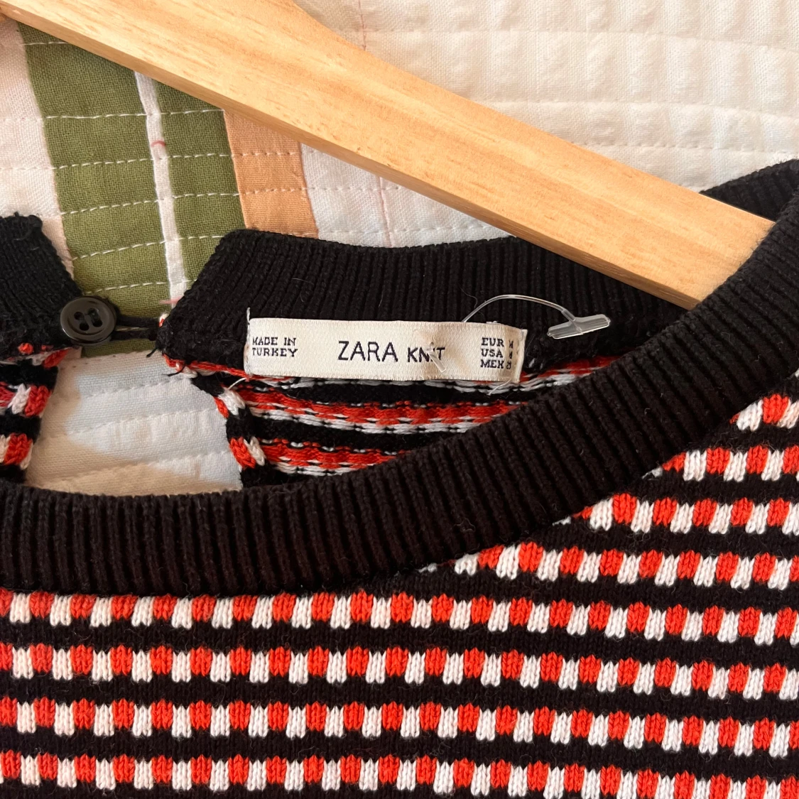 stickad topp från Zara - 1