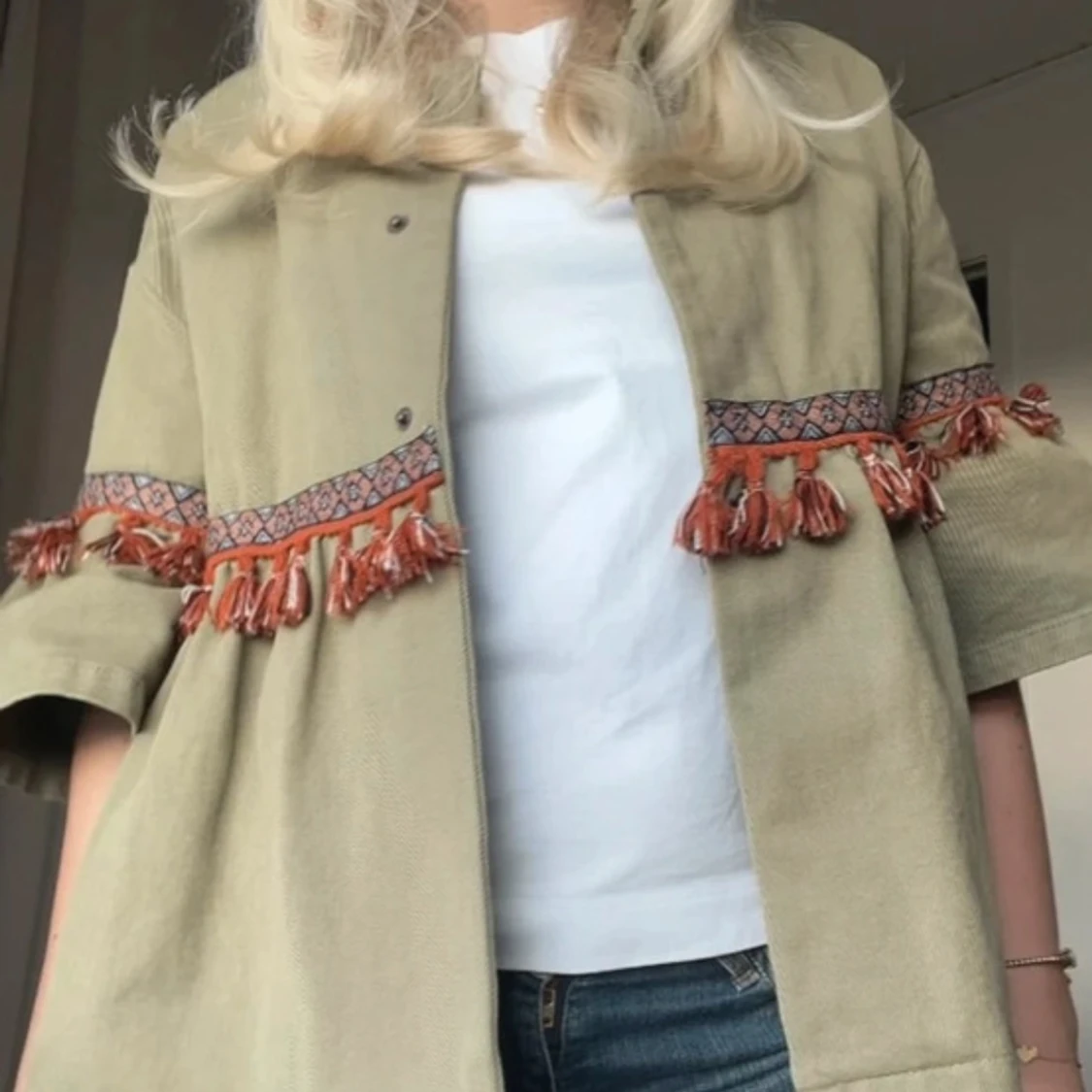 trekvartsärmad jacka - 2