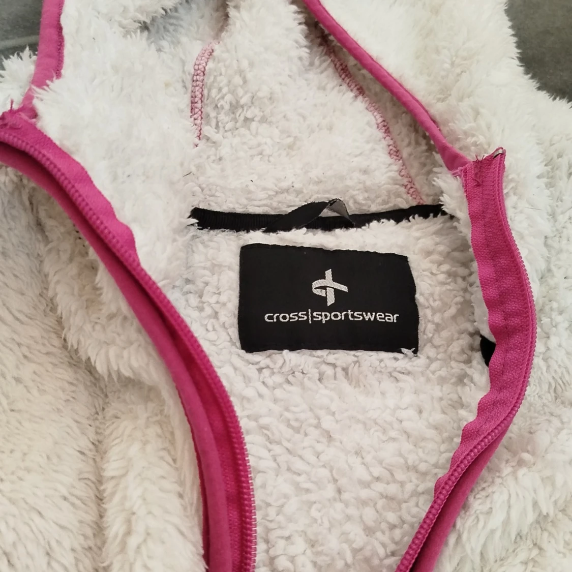 Vit teddyjacka från Cross Sportswear - 2