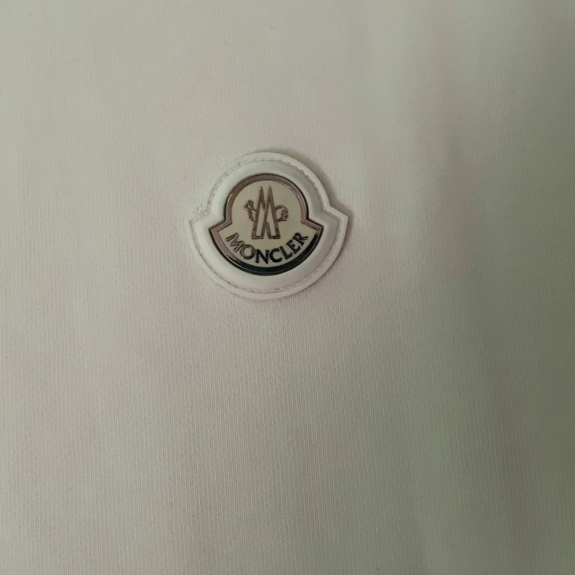 Vit sweatshirt från Moncler, storlek L - 2