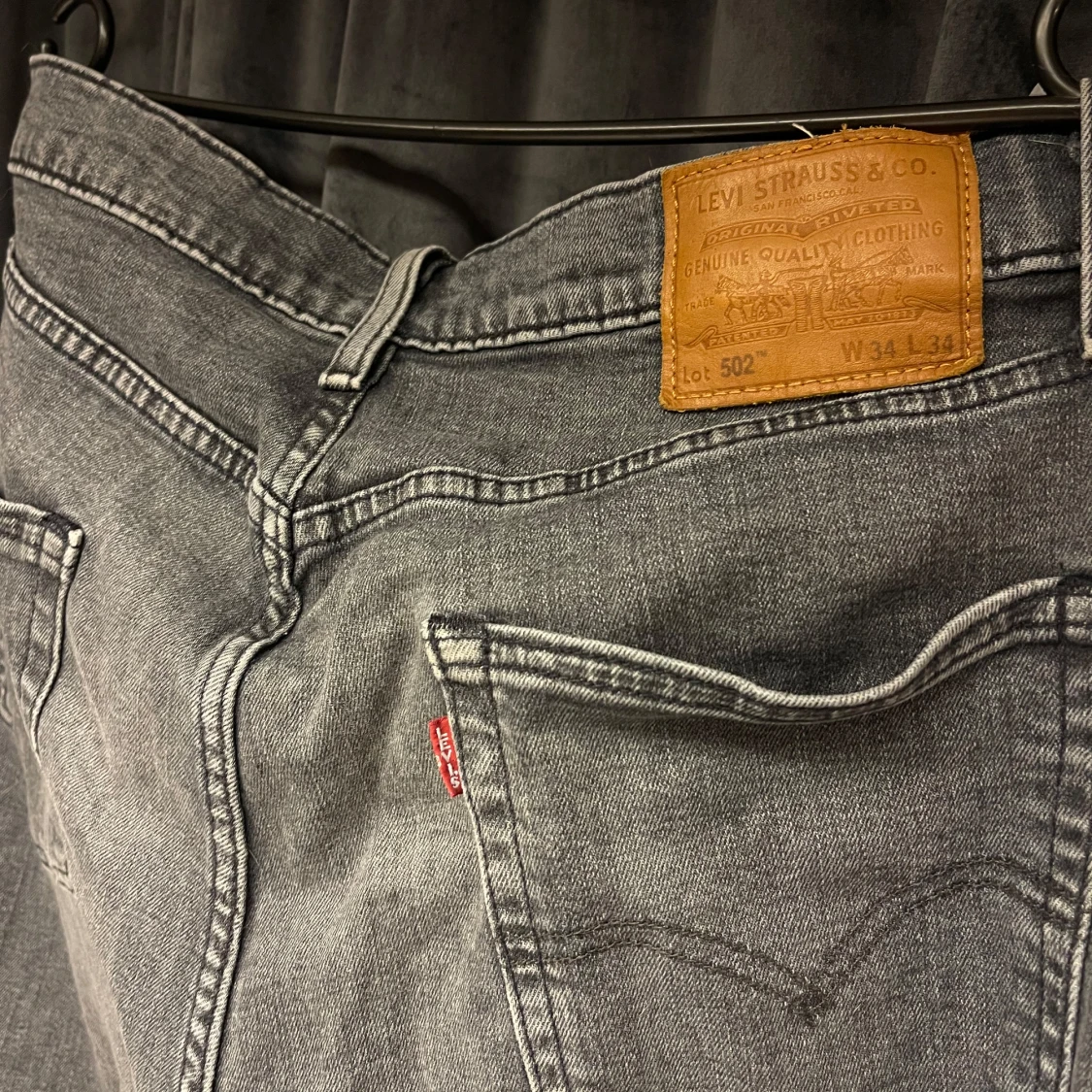 Grå Levi's 502 jeans, straight fit - 2