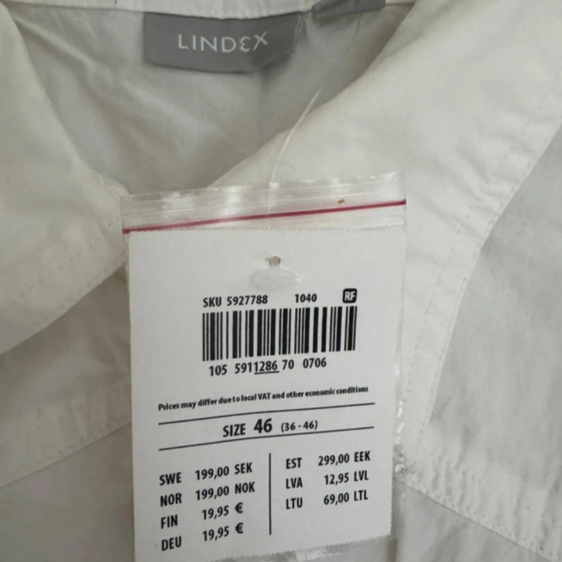 Ny. Vit ärmlös skjorta från Lindex - 3