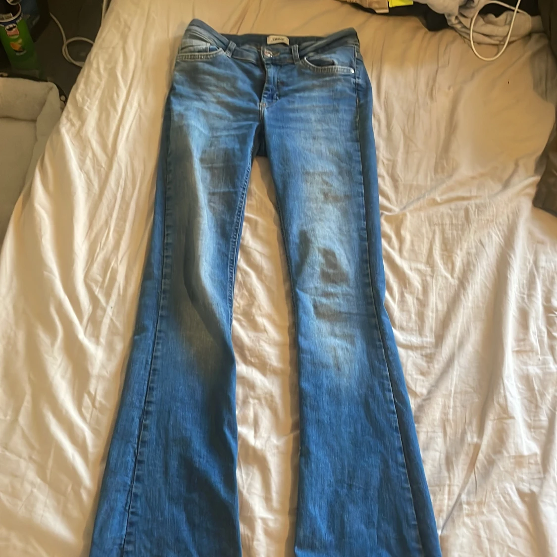 Blå bootcut jeans från ONLY, M/32 - 2