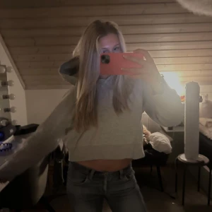 Grå hoodie zara - Säljer denna assnygga hoodien från zara🩶är i fint skick och skulle säga passar xs/s🥰