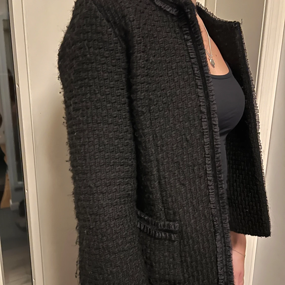 Svart kavajjacka från Mayla, S