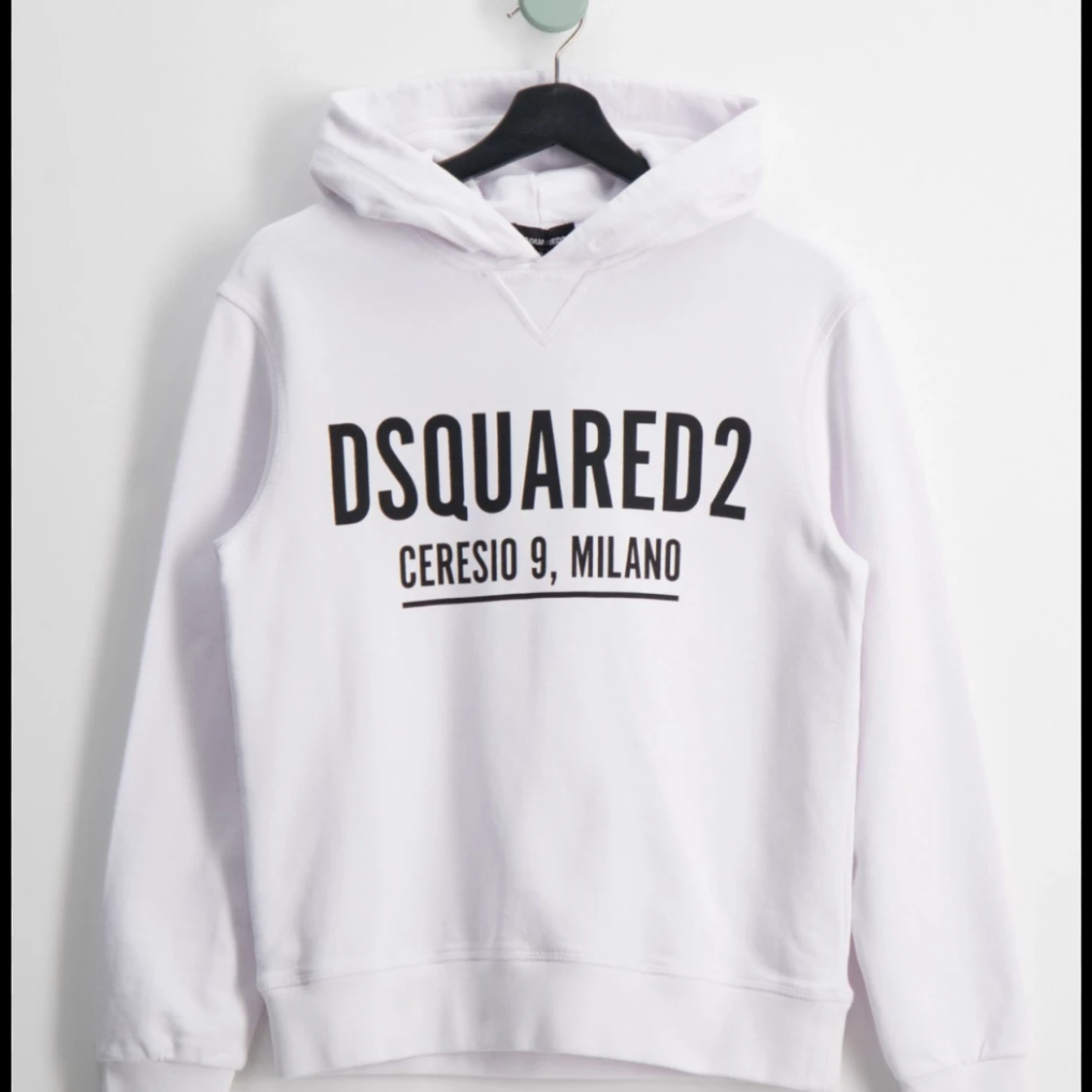 Vit hoodie från Dsquared2