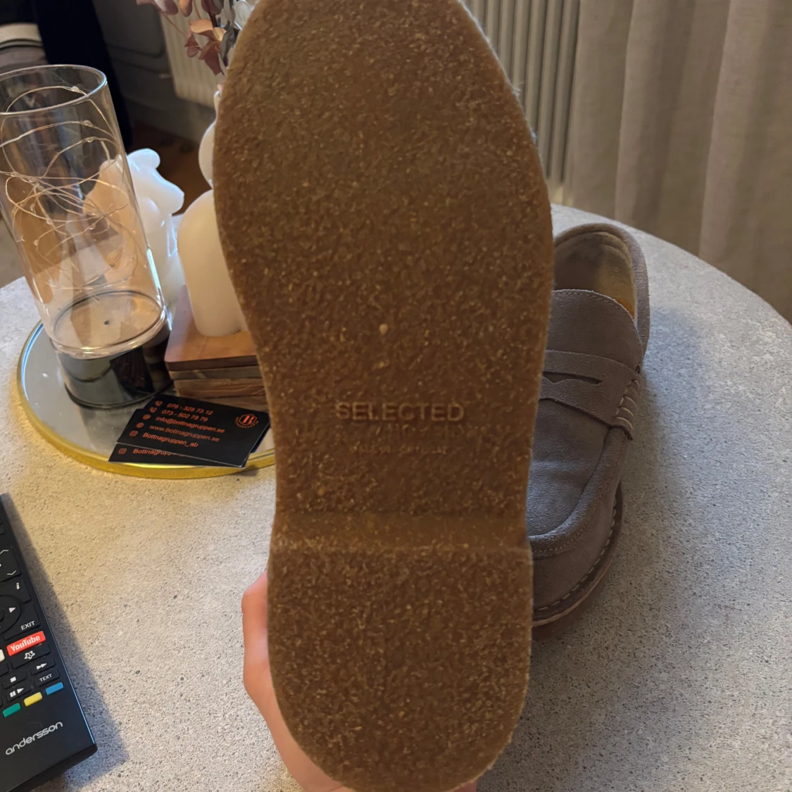 Beige mockaloafers från Selected Homme - 2