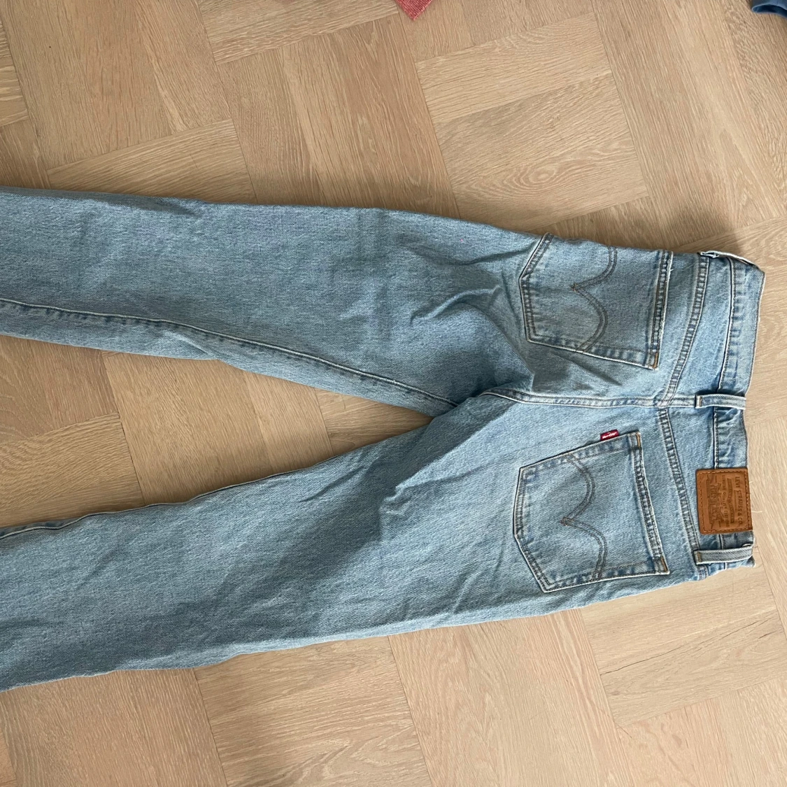 Levi's  Straight ljusblå jeans - 1