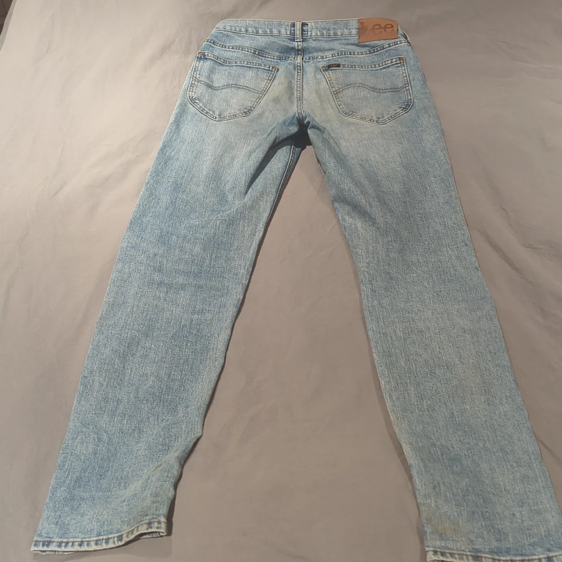 Lee Daren Zip Fly ljusblå jeans W28 L32 - 1