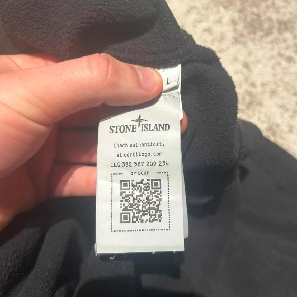 Stone Island Kofta Svart L - 4