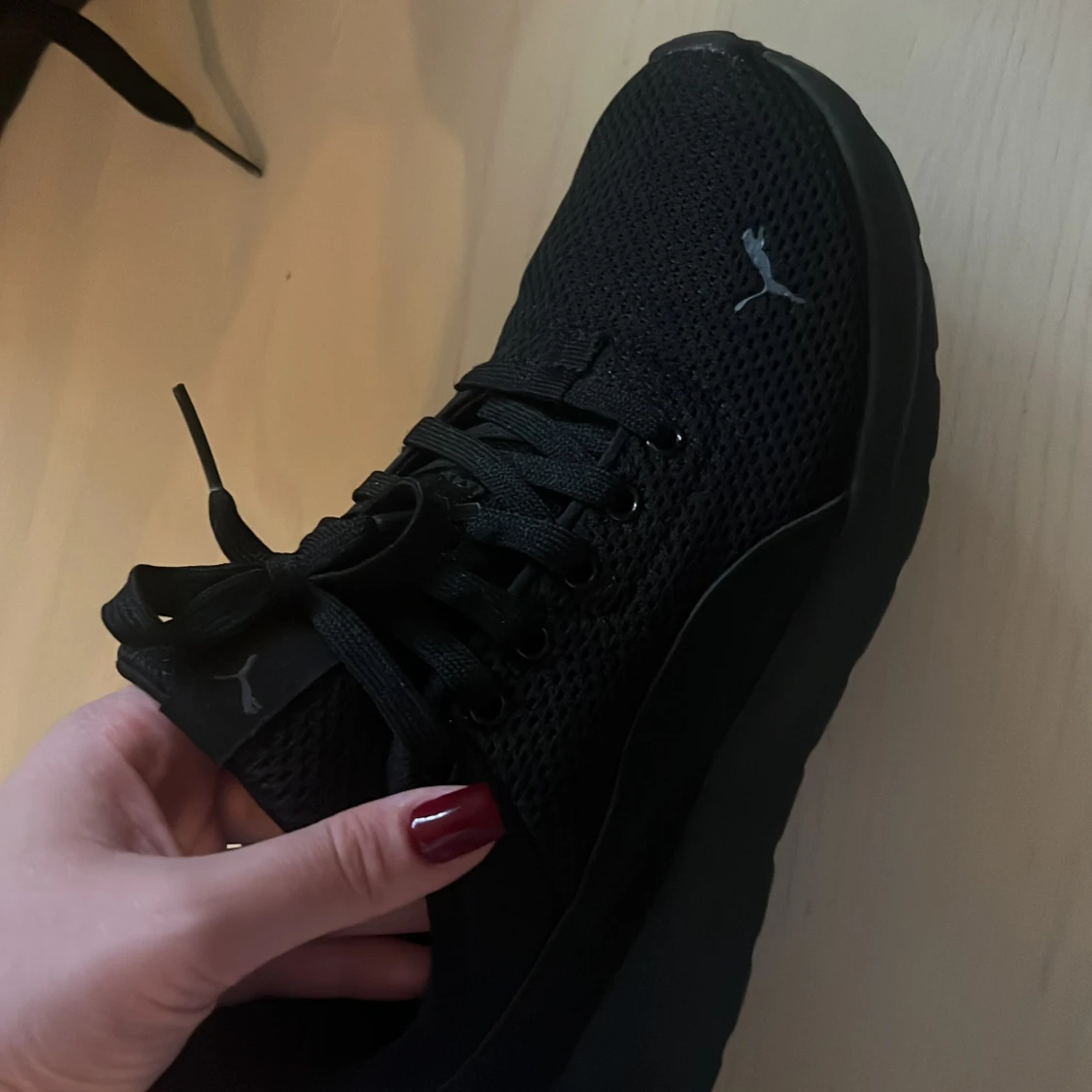 Svarta sneakers från Puma, strl 37 - 1