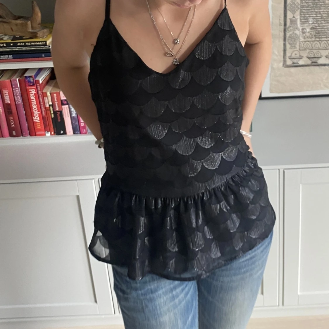 Svart topp mönster  - 90