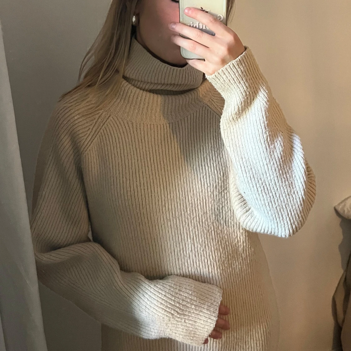 Stickad långklänning - 1