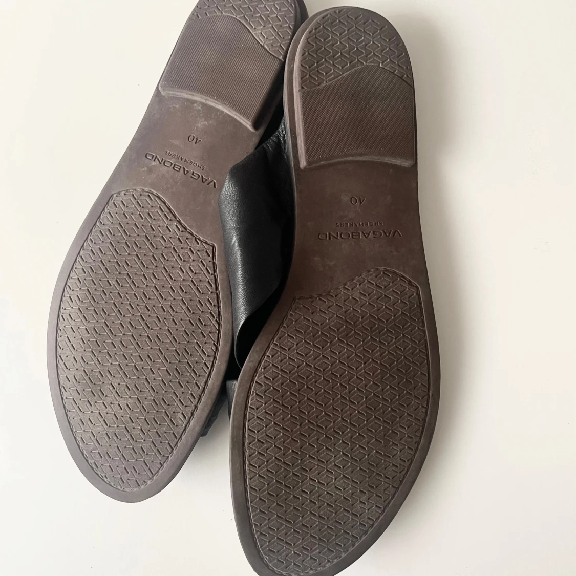 Vagabond slip in sandaler i läder - 2