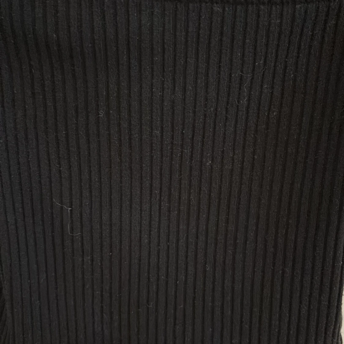 Svart ribbad croppad topp H&M XS - 3