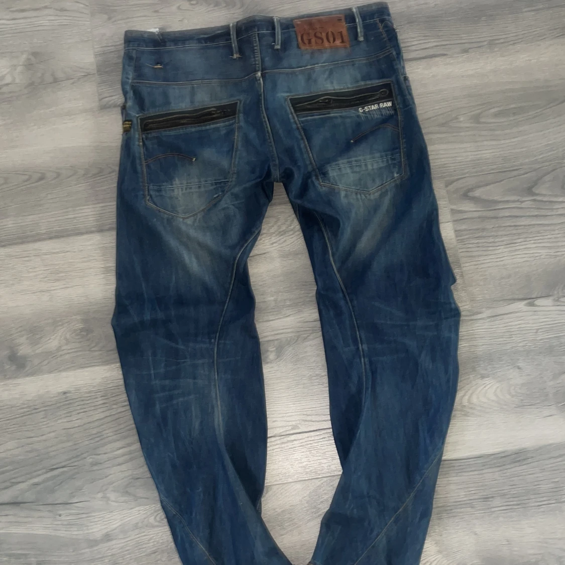 Blå jeans från G-Star RAW med dragkedjor - 1