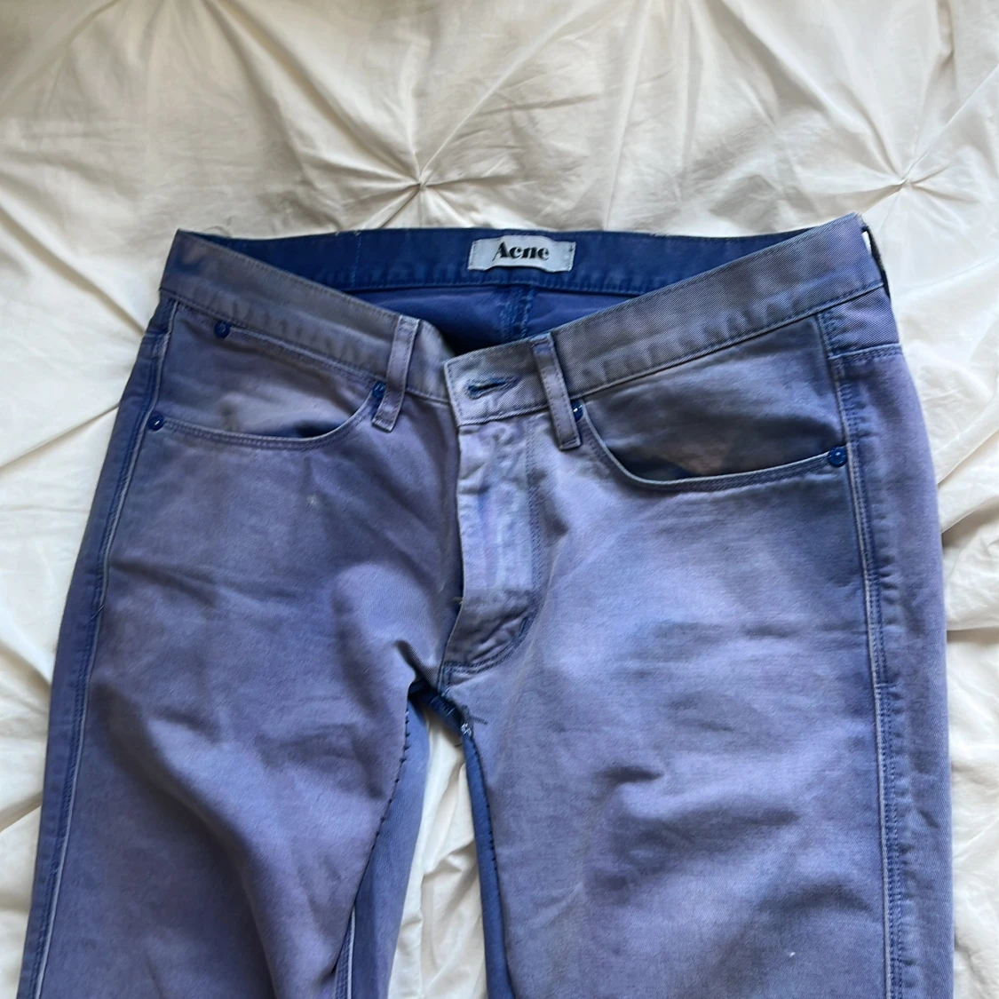 Ljuslila raka jeans från Acne - 3