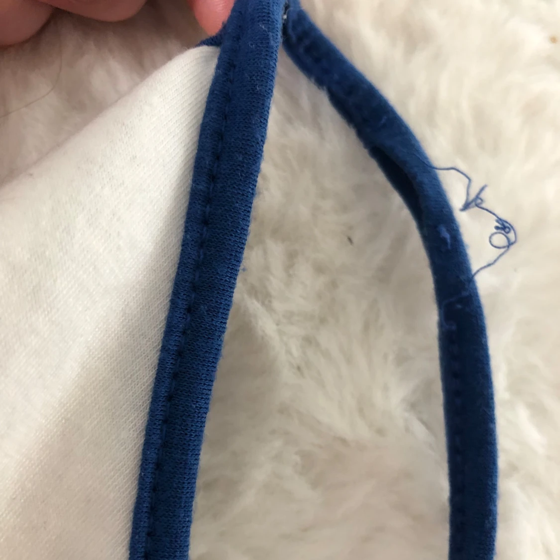 Vit croppad linne-topp ITALY - 3