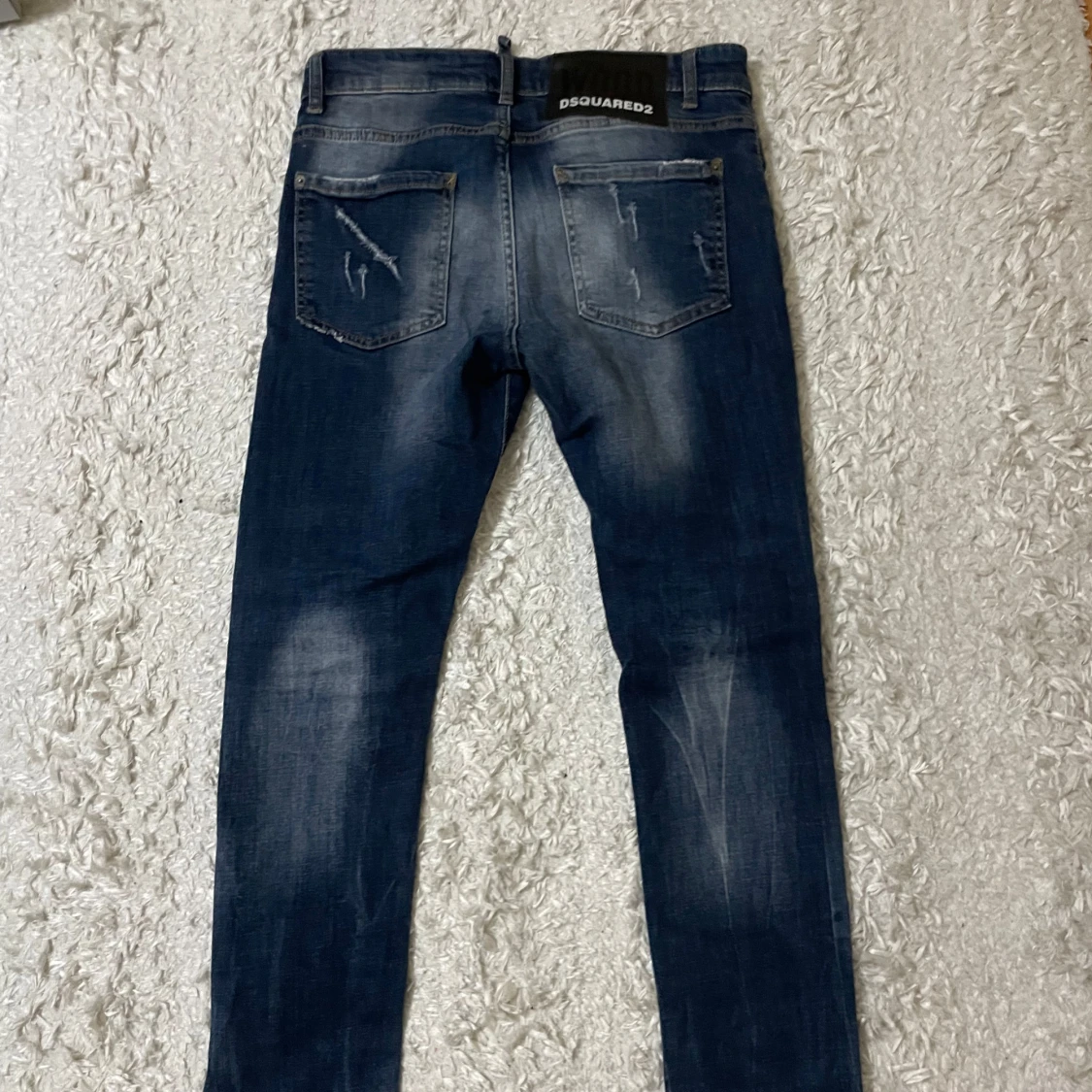 Dsquared2 blå slitna jeans, stl 50 - 2
