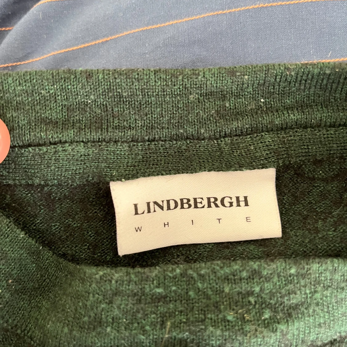 Mörkgrön stickad tröja Lindbergh - 2