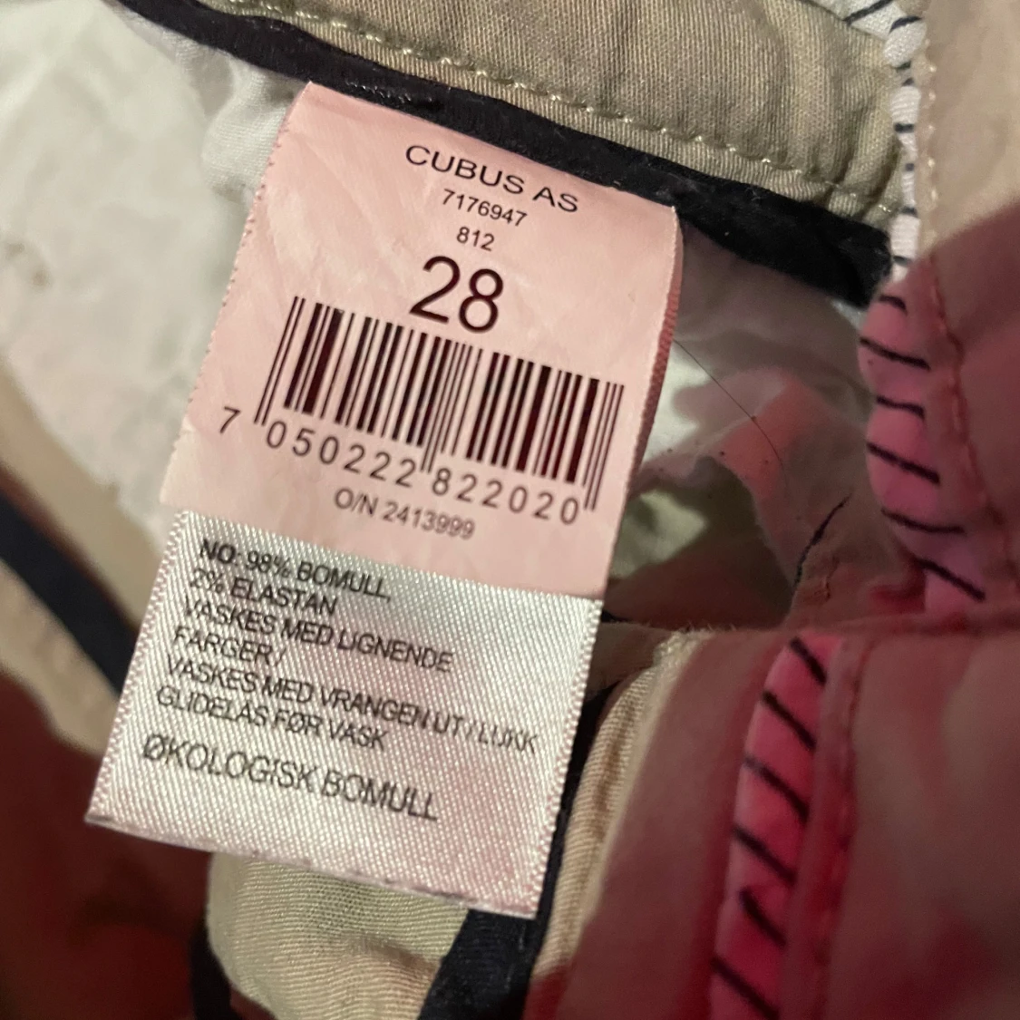 Beige chinos från Cubus, stl 28 - 3