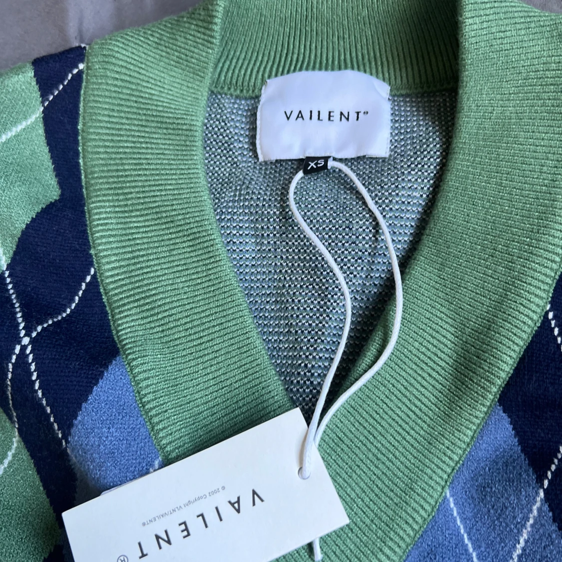 Grön och blå rutig väst från Vailent - 1