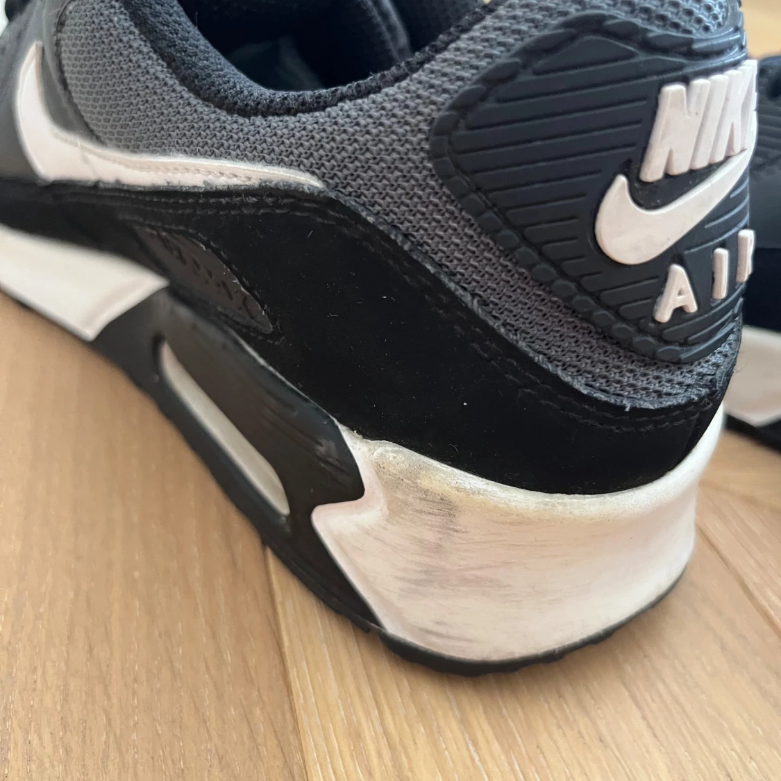 Nike Air Max 90 svart/vit sneaker - 3