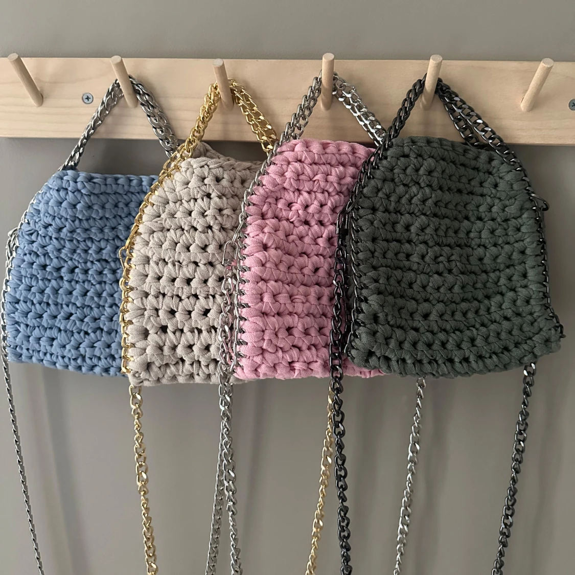 Virkade väskor 🤍