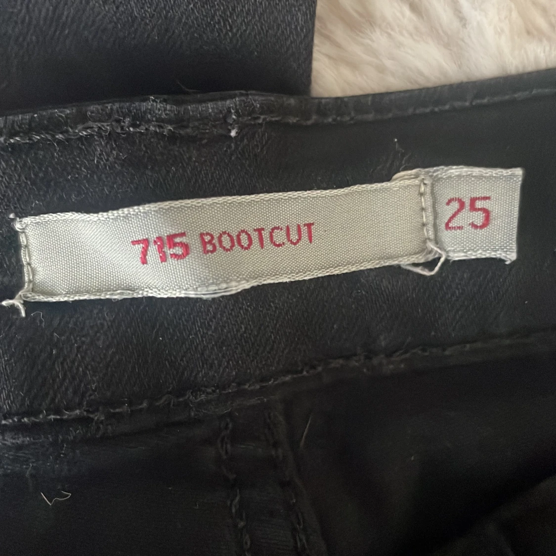Svarta Levi's 715 Bootcut jeans - 3