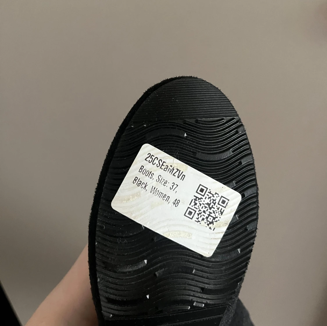 Svarta höga boots i mocka - 2