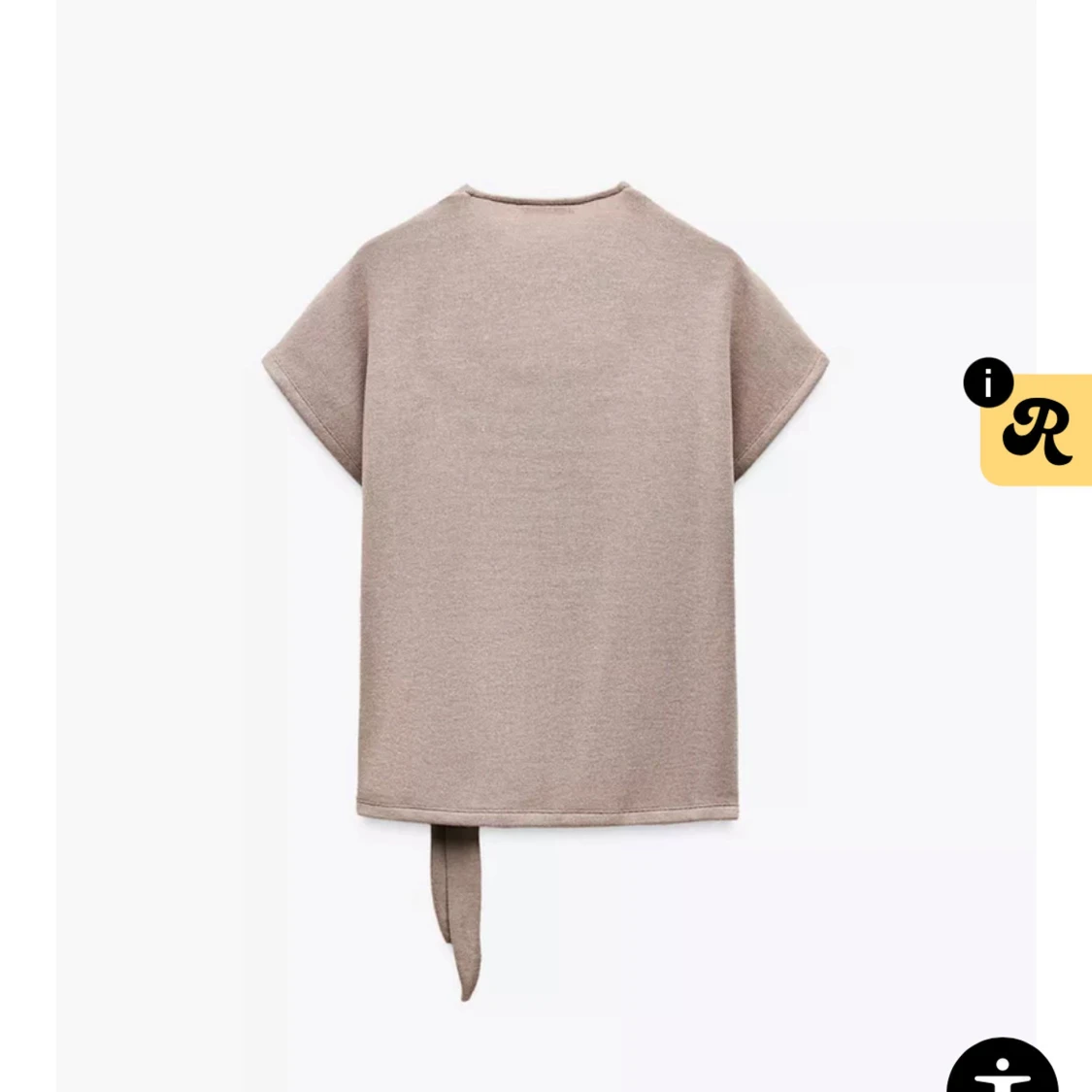 Zara topp med knut - 1