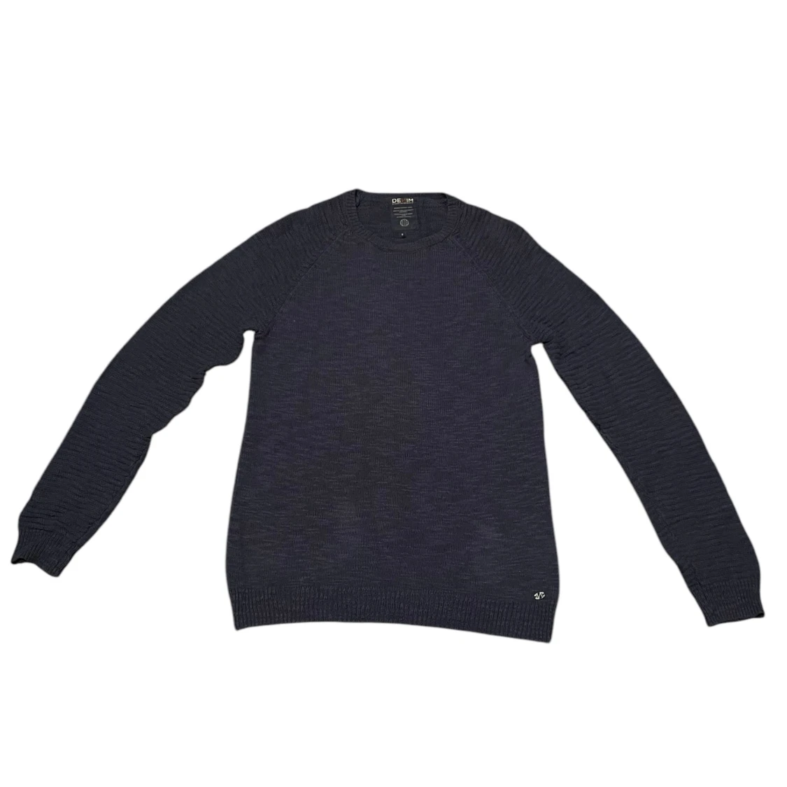 Mörkblå stickad tröja från Hampton Republic