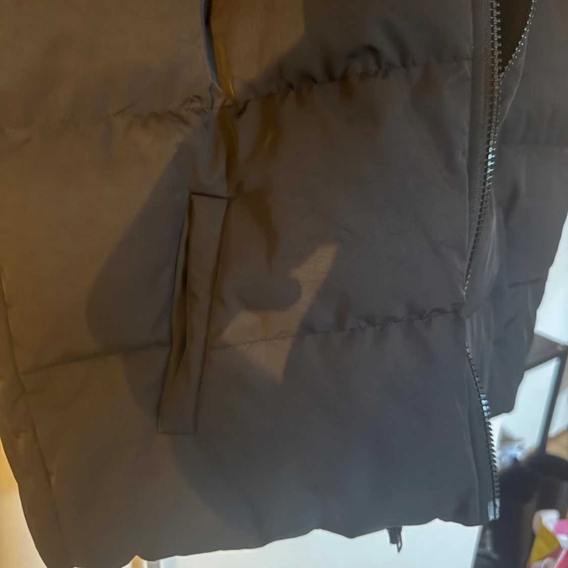 Svart dunväst från Shein - 2