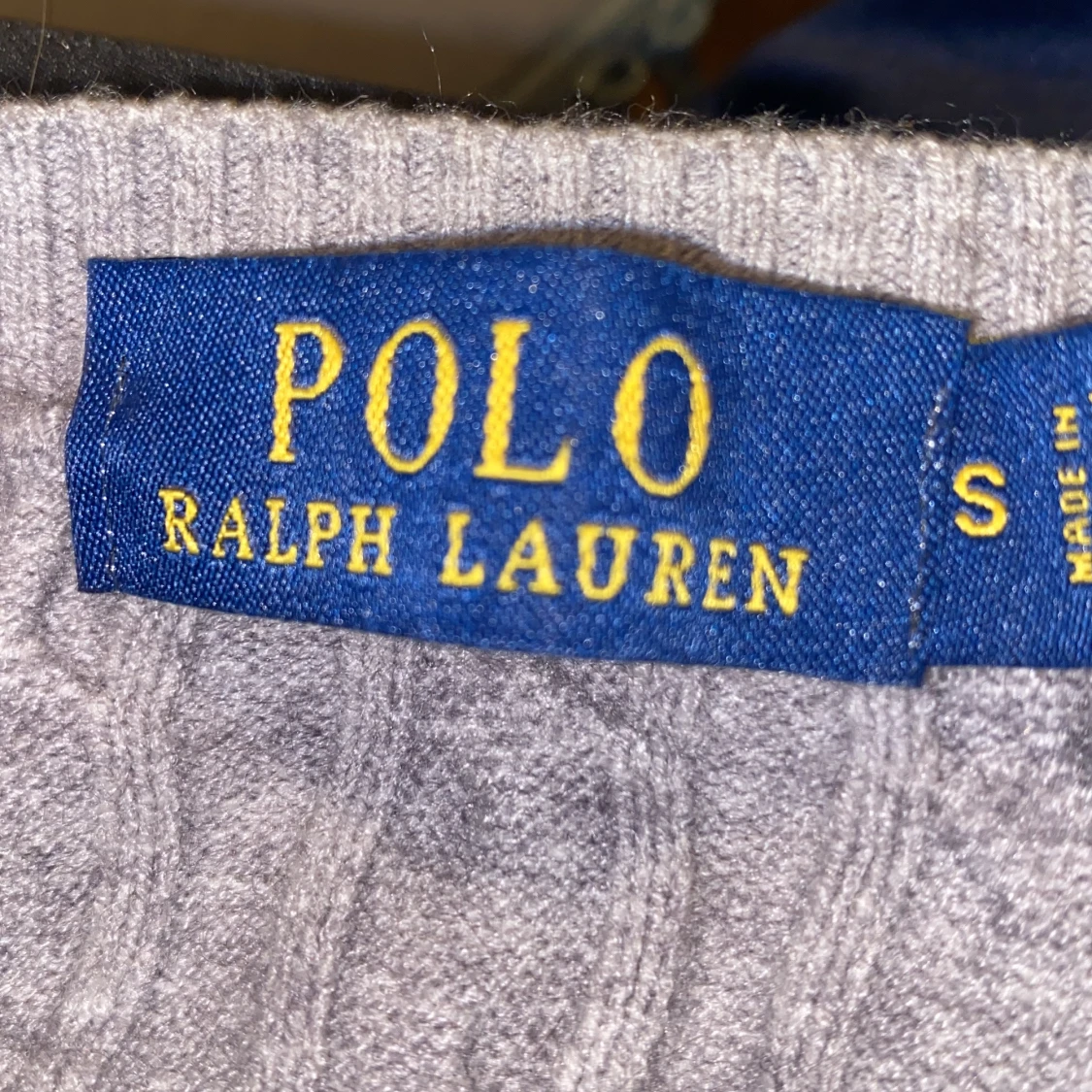 Grå stickad tröja från Ralph Lauren - 2