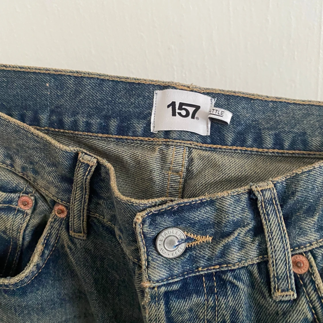 Blå jeans från 157 - 2
