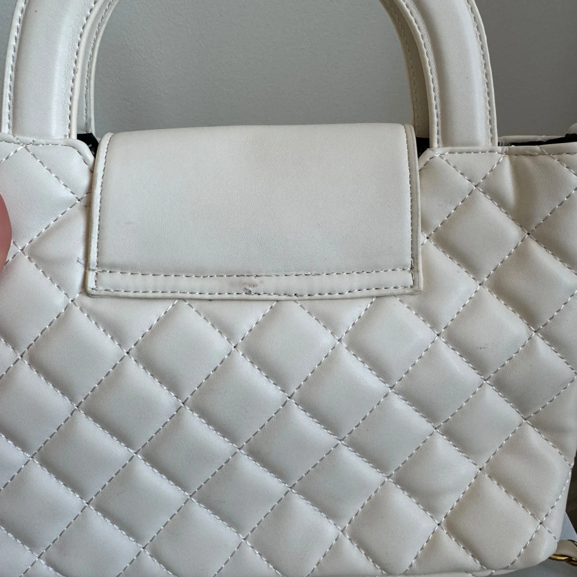 Snygg vit väska lyxig  - 3