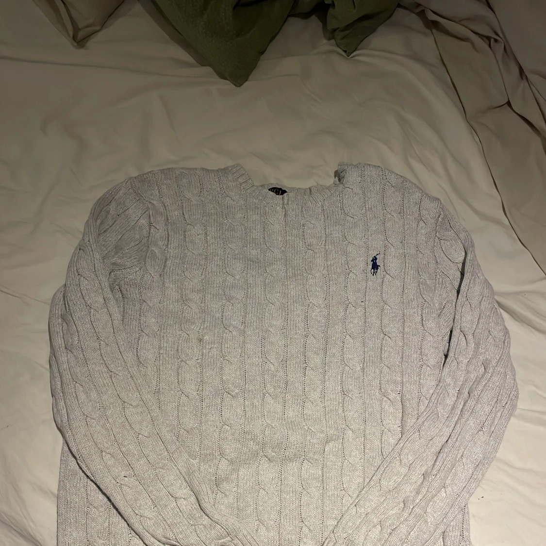 Grå stickad tröja från Polo Ralph Lauren