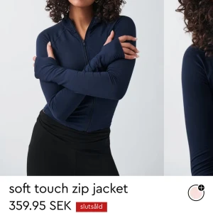 Soft touch zip jacket - Jätte snygg lululemon dype från Gina tricot! Använd  typ 3 gånger! Helt slutsålt!!